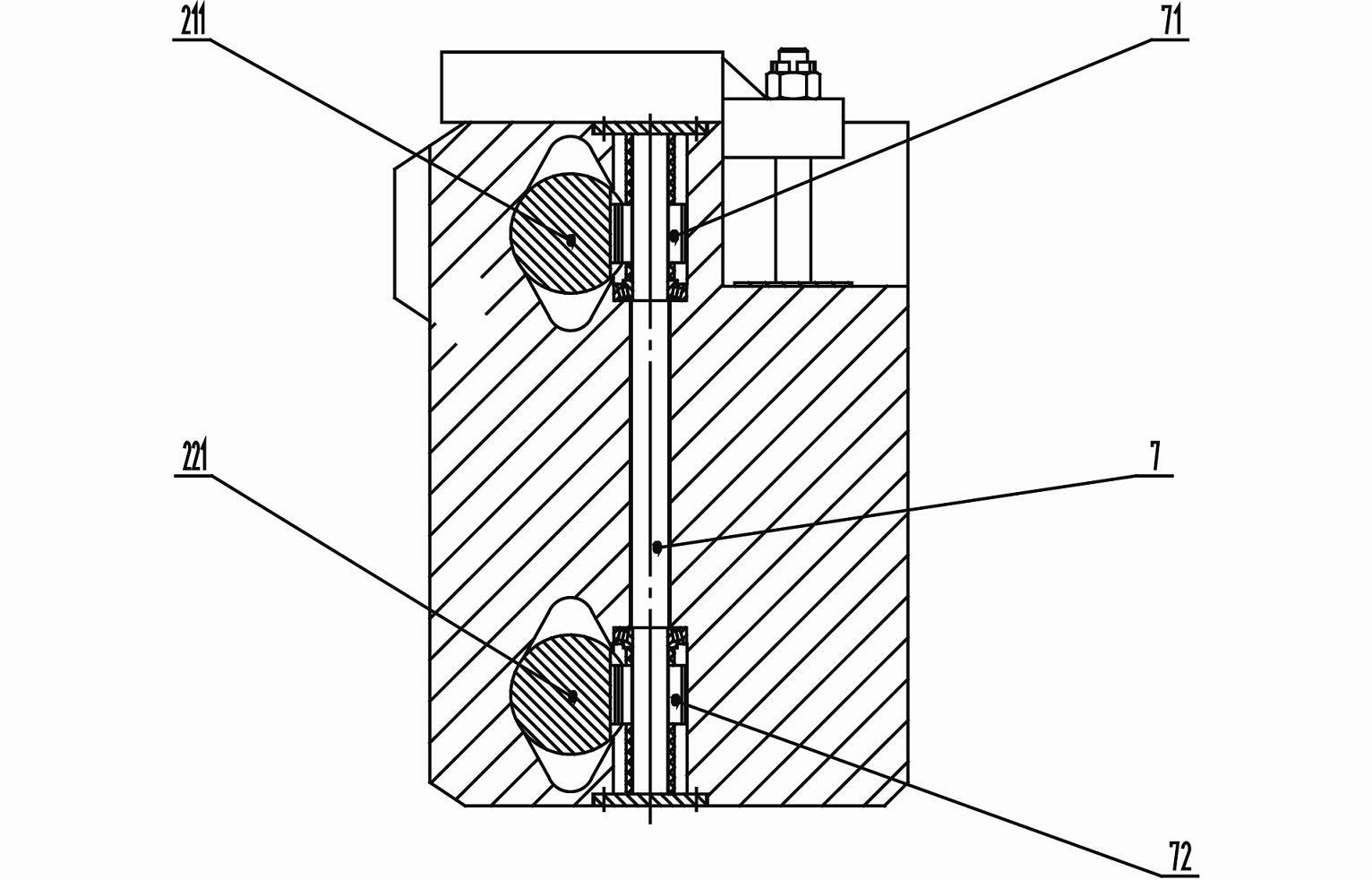 Safety pin interlocking device for crane, single cylinder safety pin type telescopic arm and crane