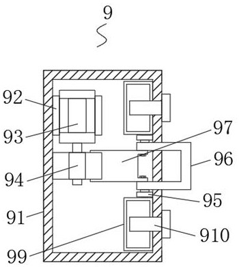 Paint coating metal content intelligent detection equipment for air conditioner energy-saving device