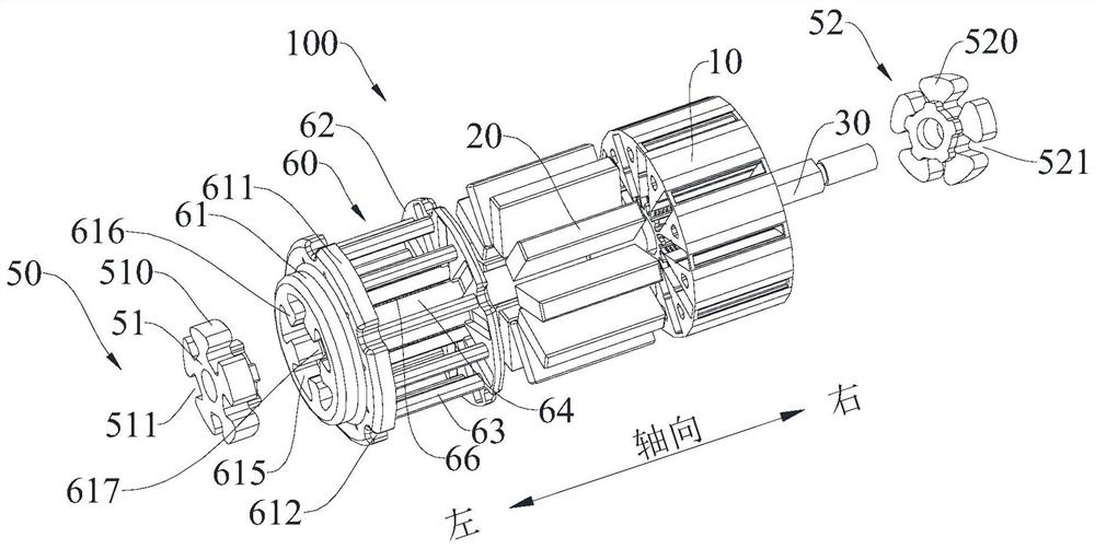 Rotor assembly and motor