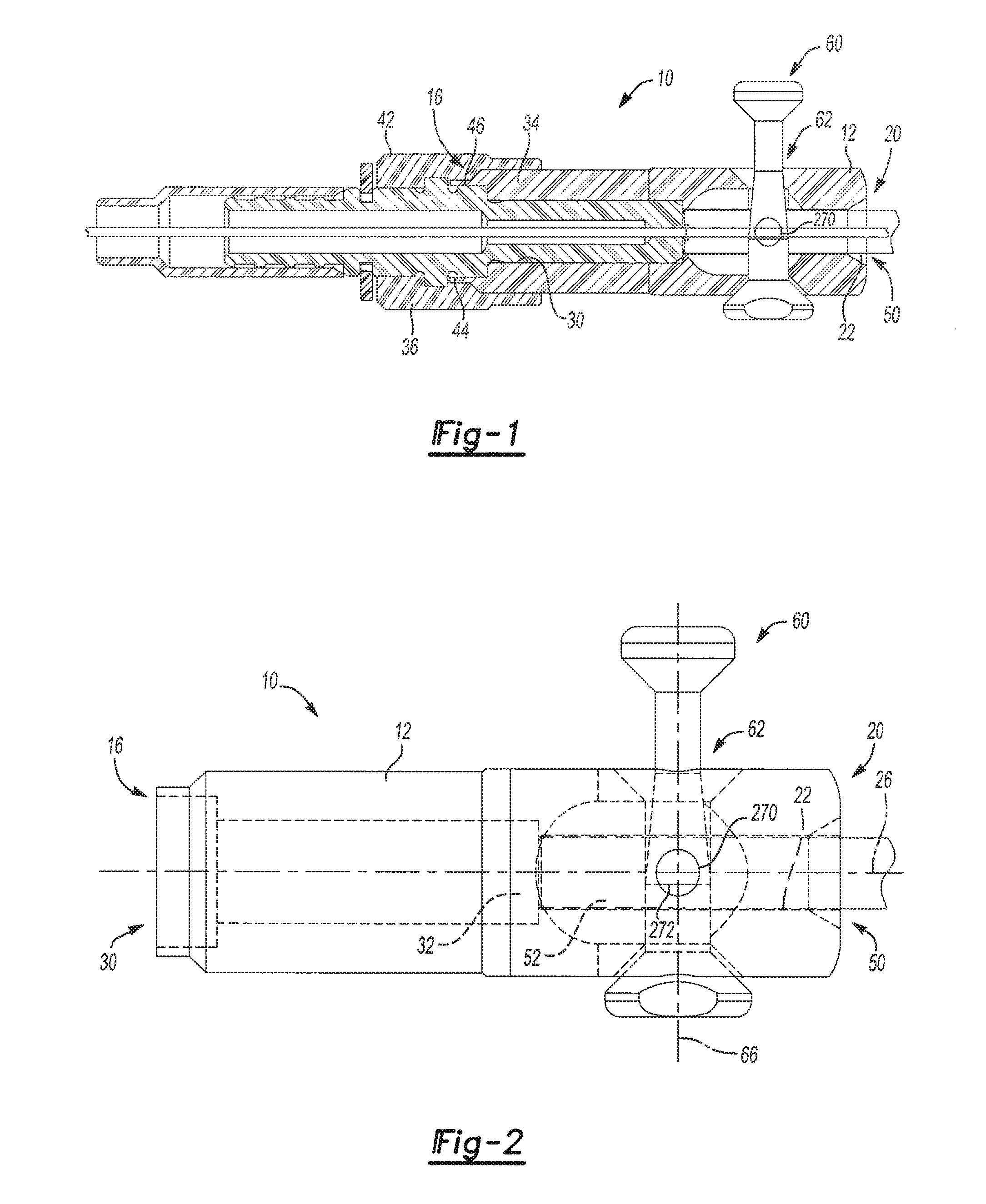 Waveguide connection device