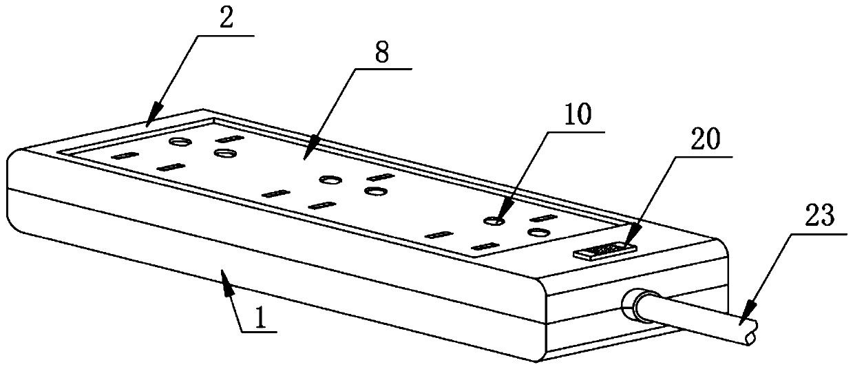 Low-energy-consumption self-cut-off patch board based on Zigbee technology