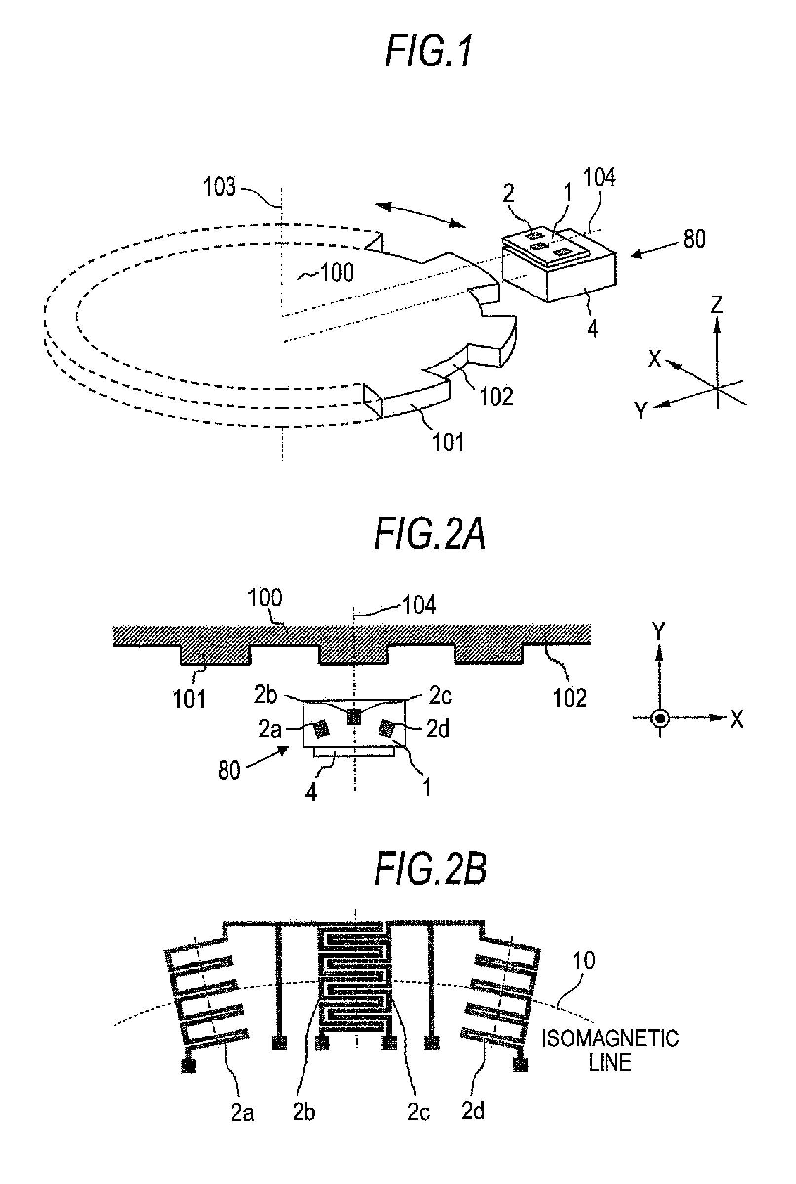 Magnetic position detection apparatus