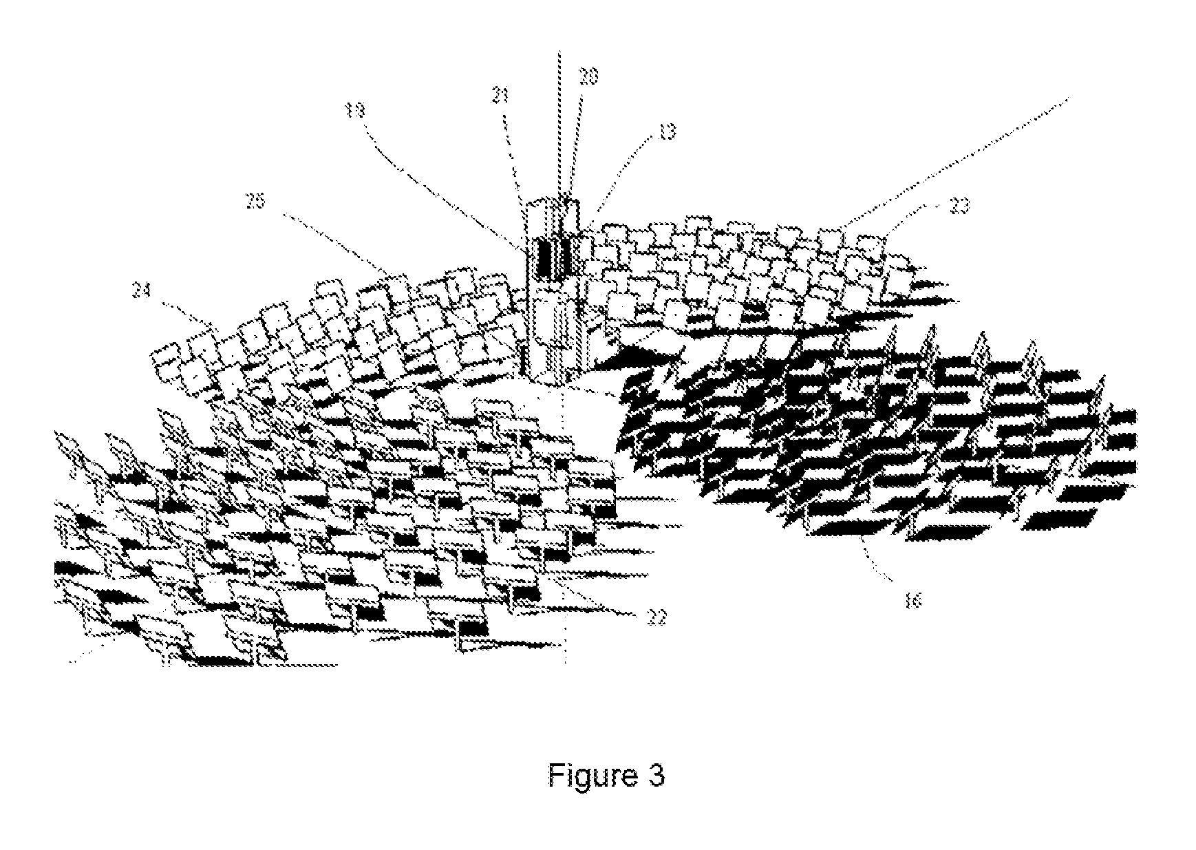 Solar concentrator plant using natural-draught tower technology and operating method