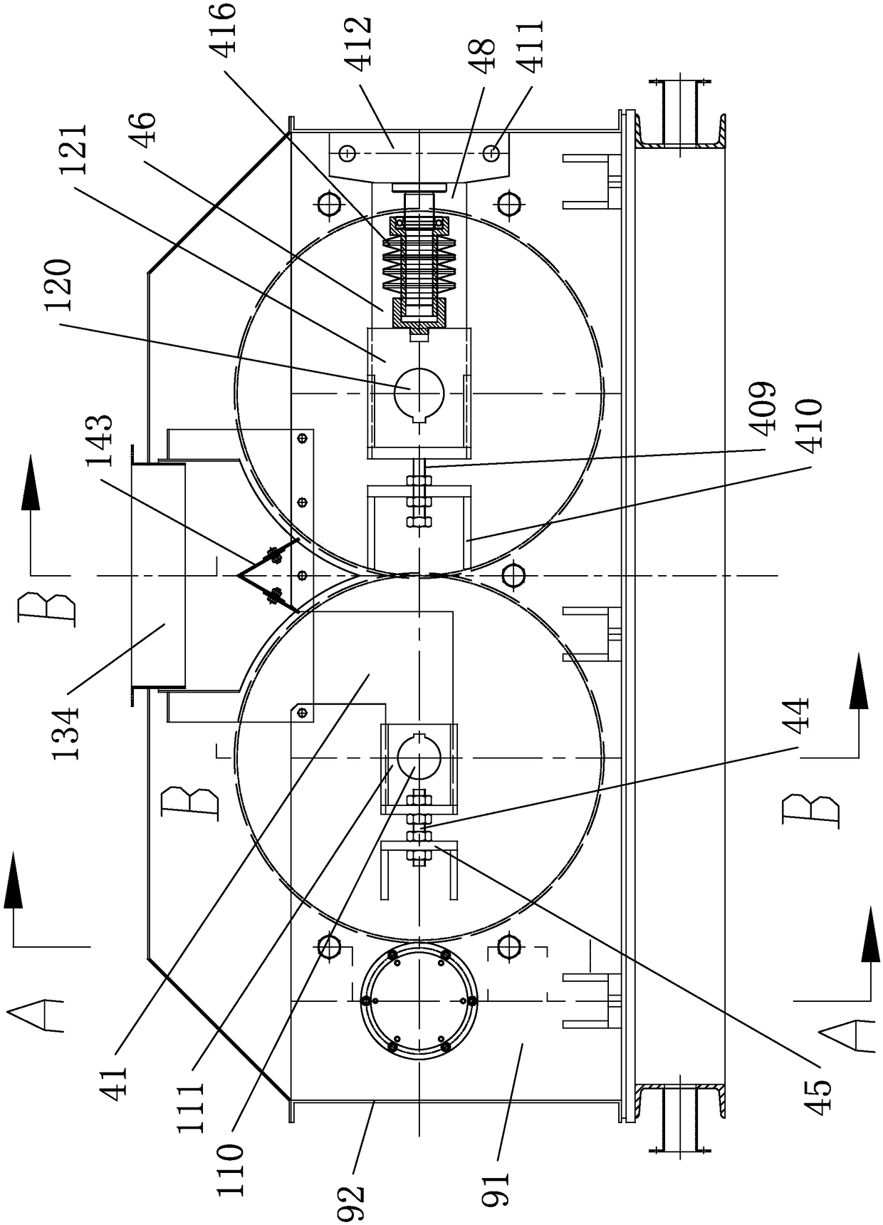 Granulating machine