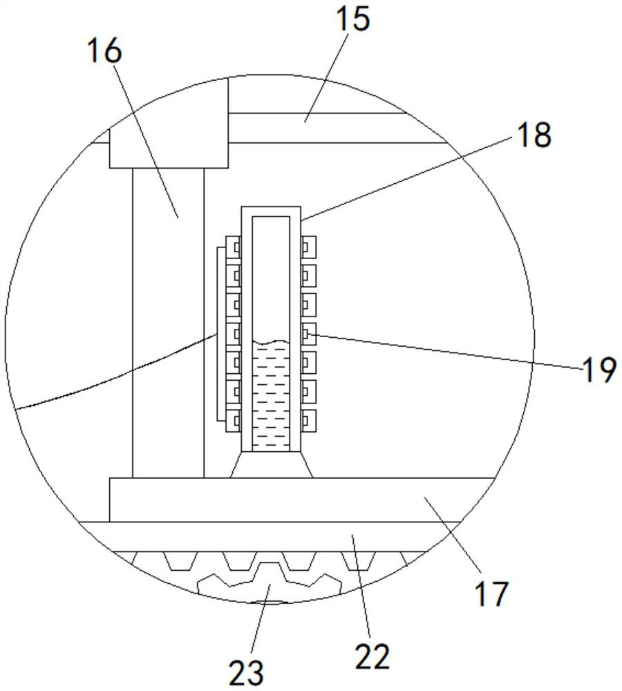 Self-adaptive feed cooling equipment