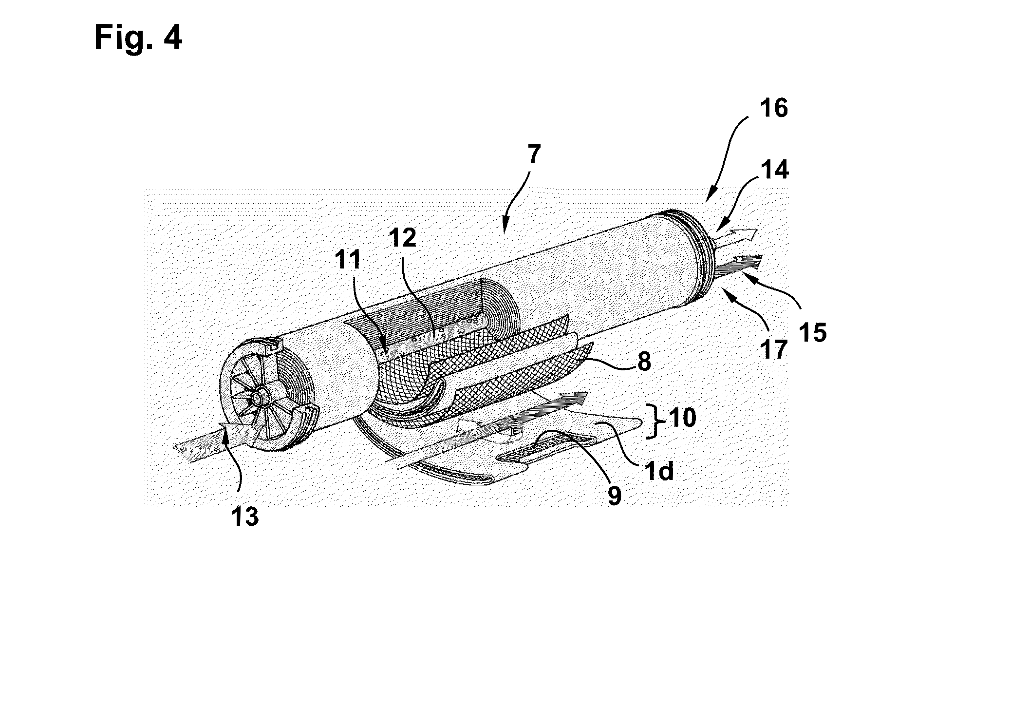 Separation membrane for water treatment and production method for same