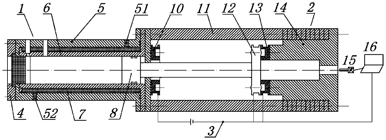 Small quick compressor based on electromagnetic control