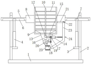 Gluing device for kraft box paperboard production