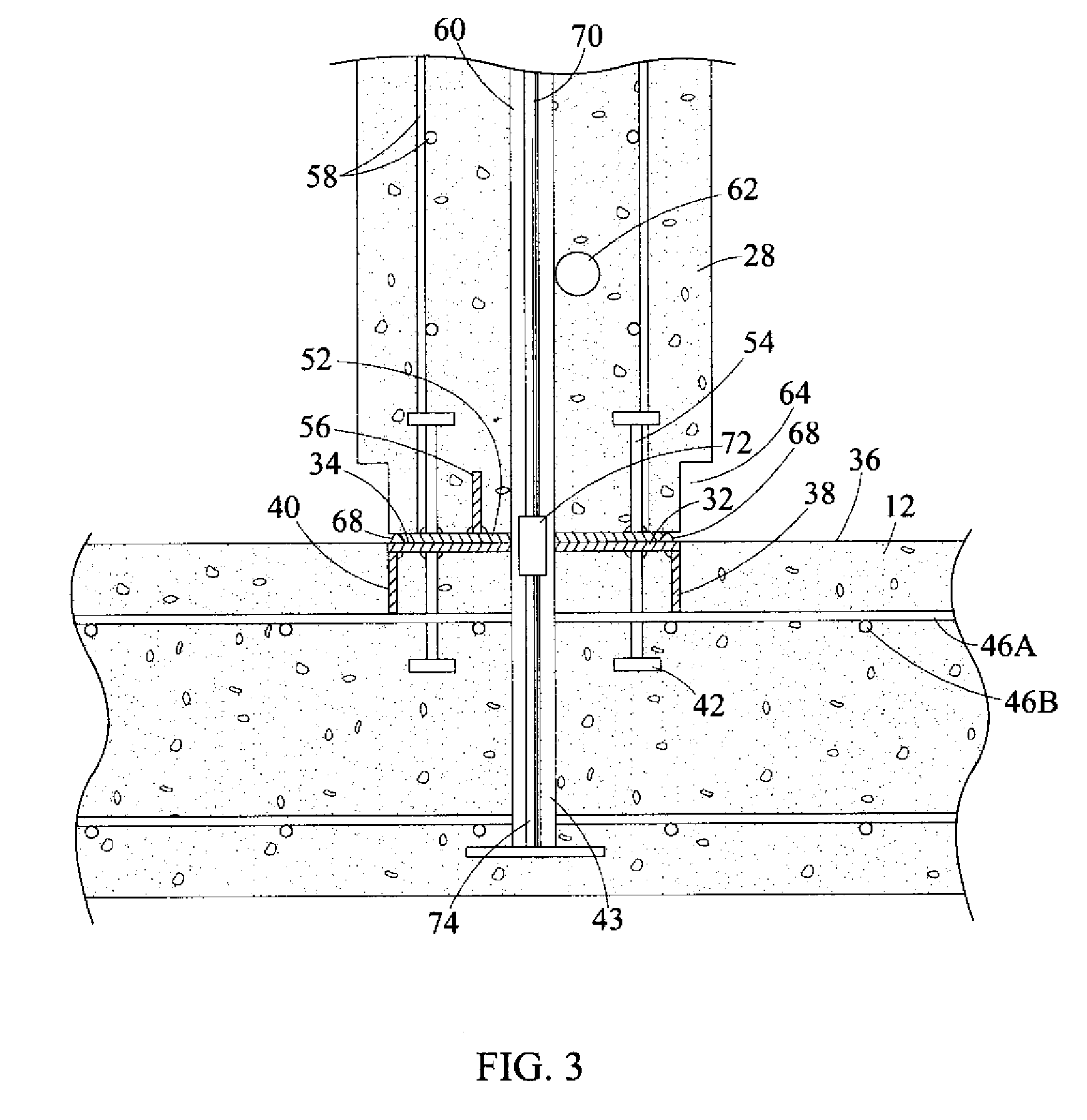 Rectangular tilt-up concrete tank construction