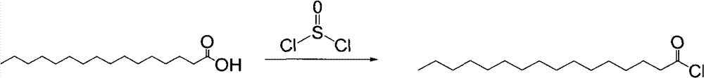 Method for preparing palmitoyl chloride