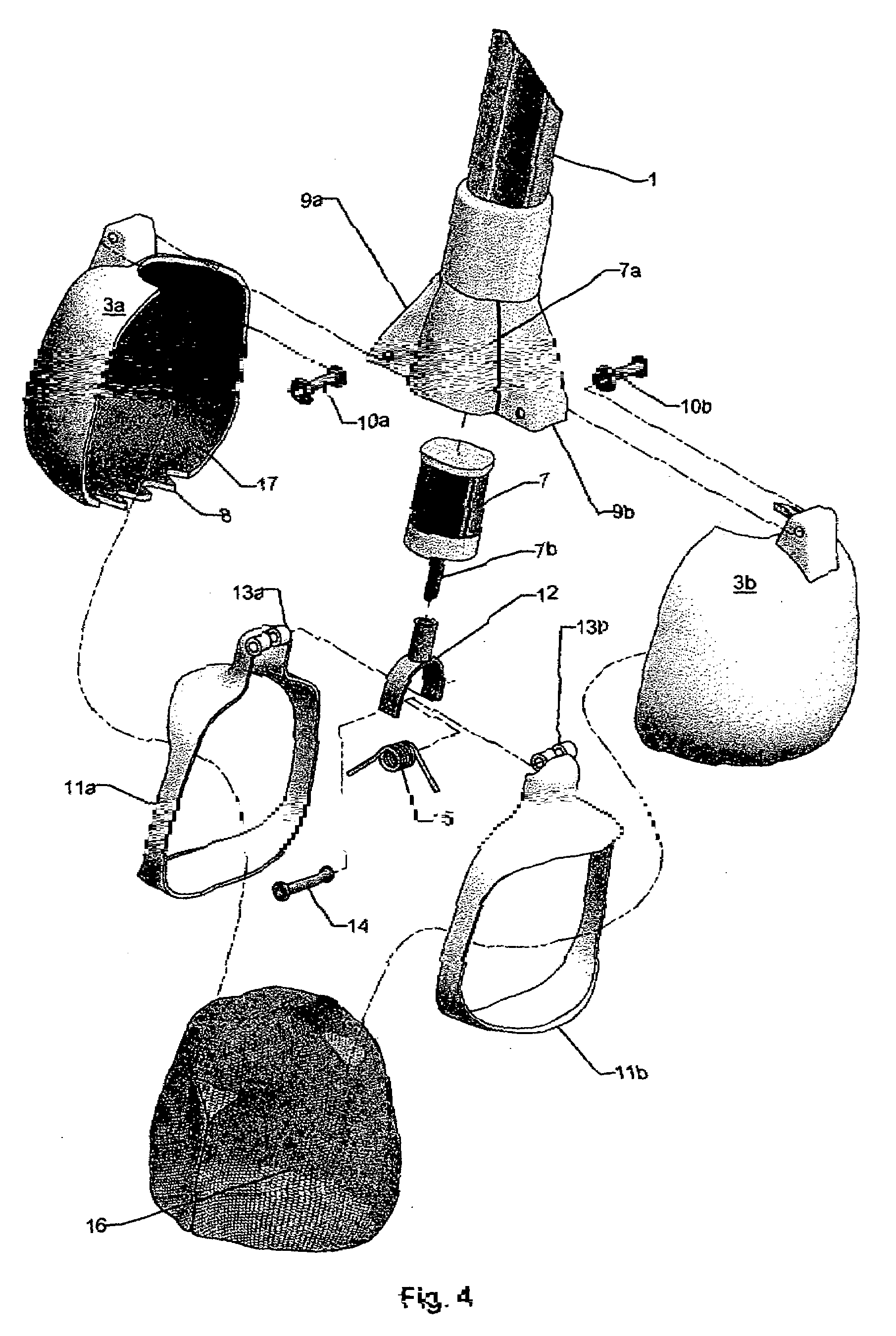 Pickup device for animal waste