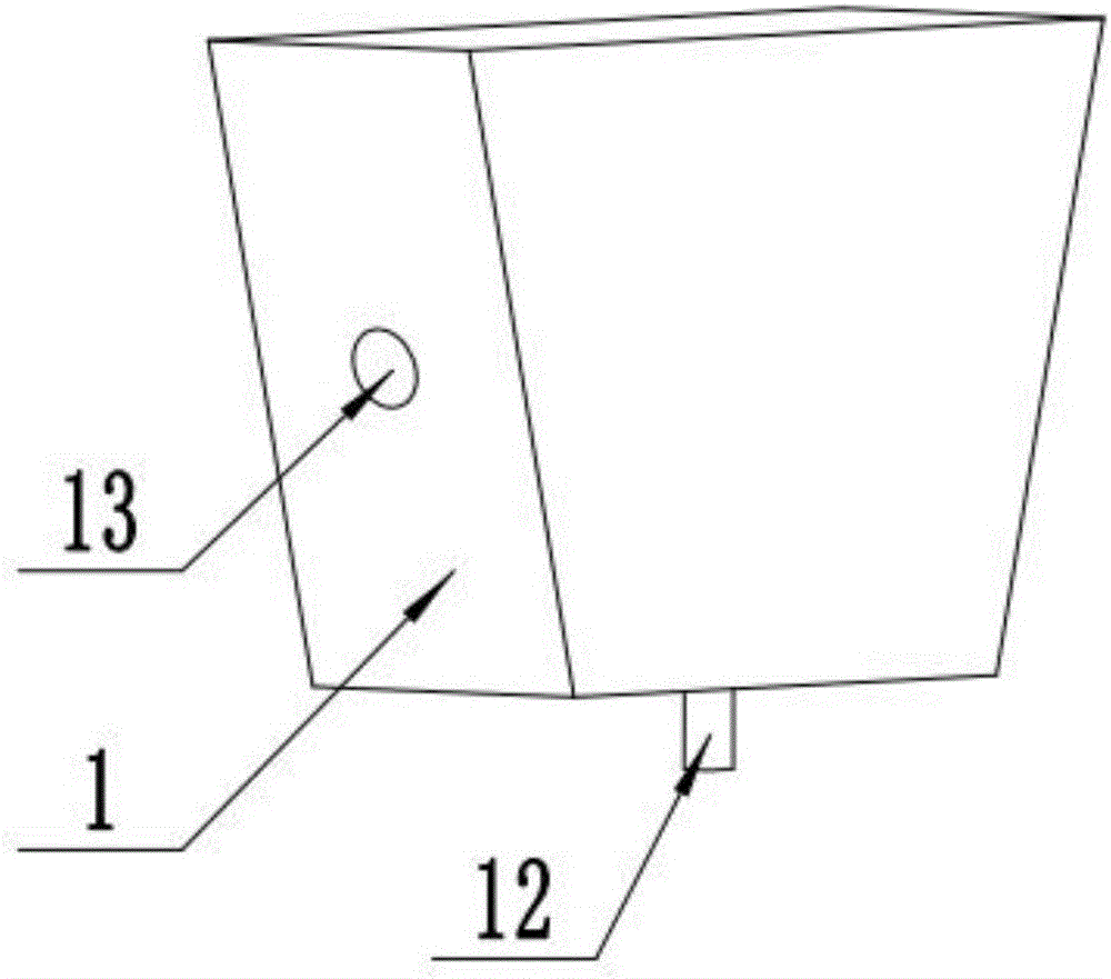 Trapezoidal multifunctional underground cable joint monitoring protection device