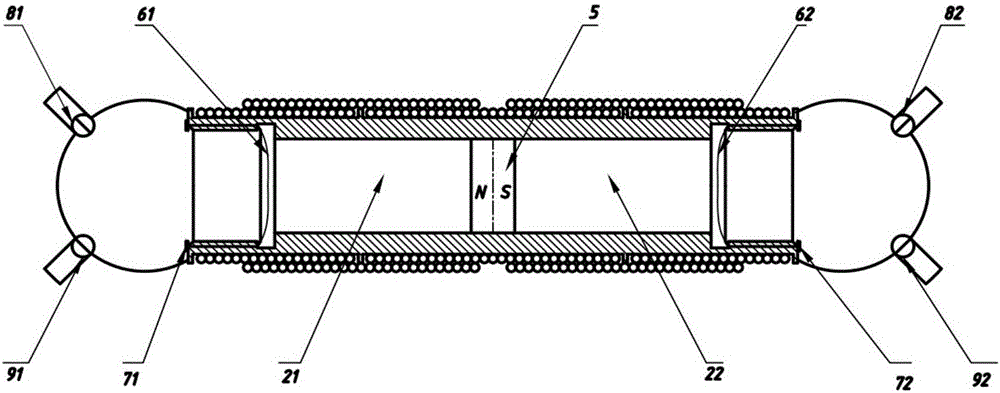 Electromagnetic coil driving type blood pump system