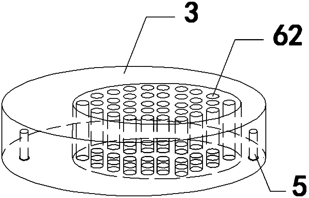 Flexible detachable whirlpool mixer