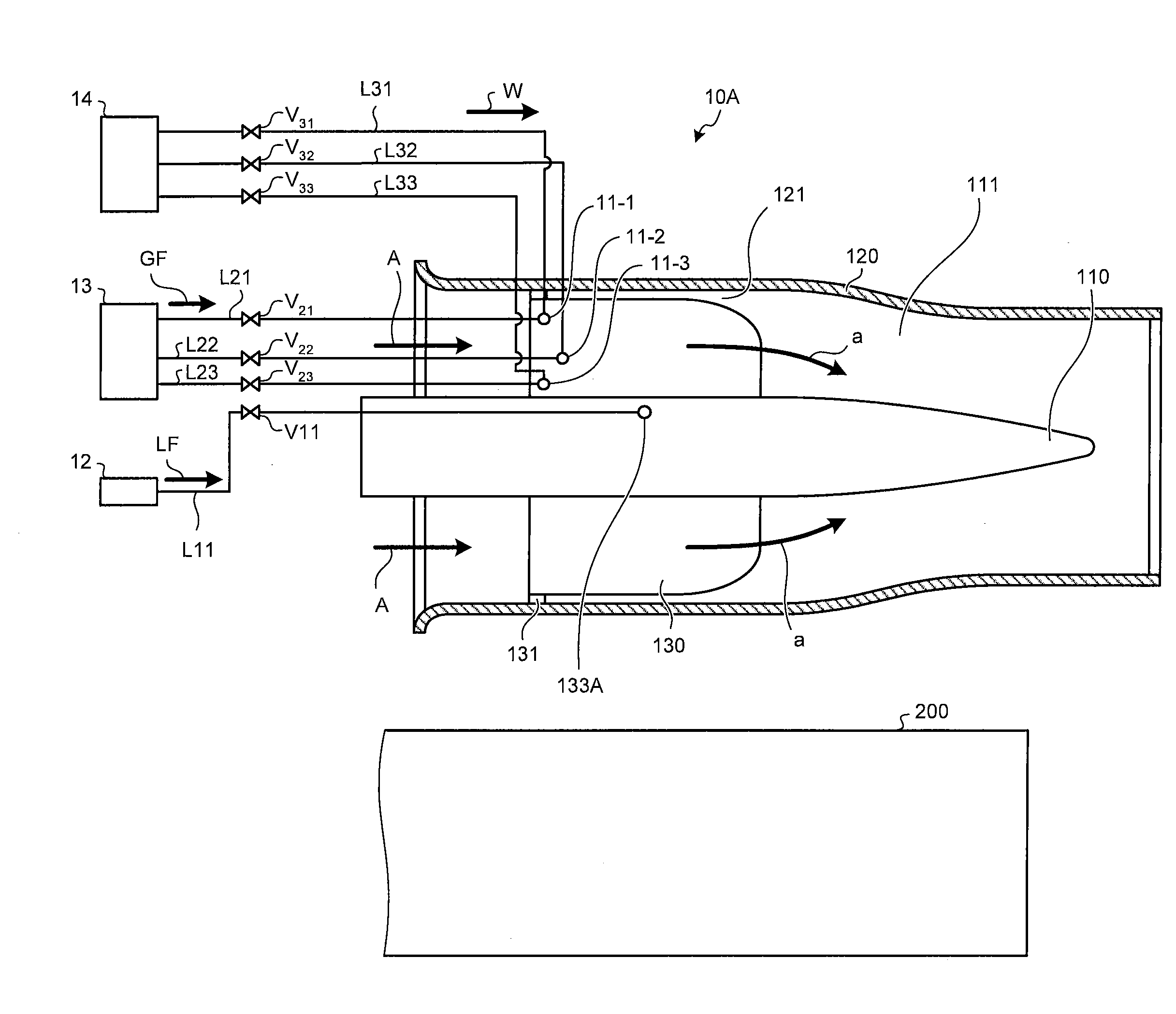 Combustion burner