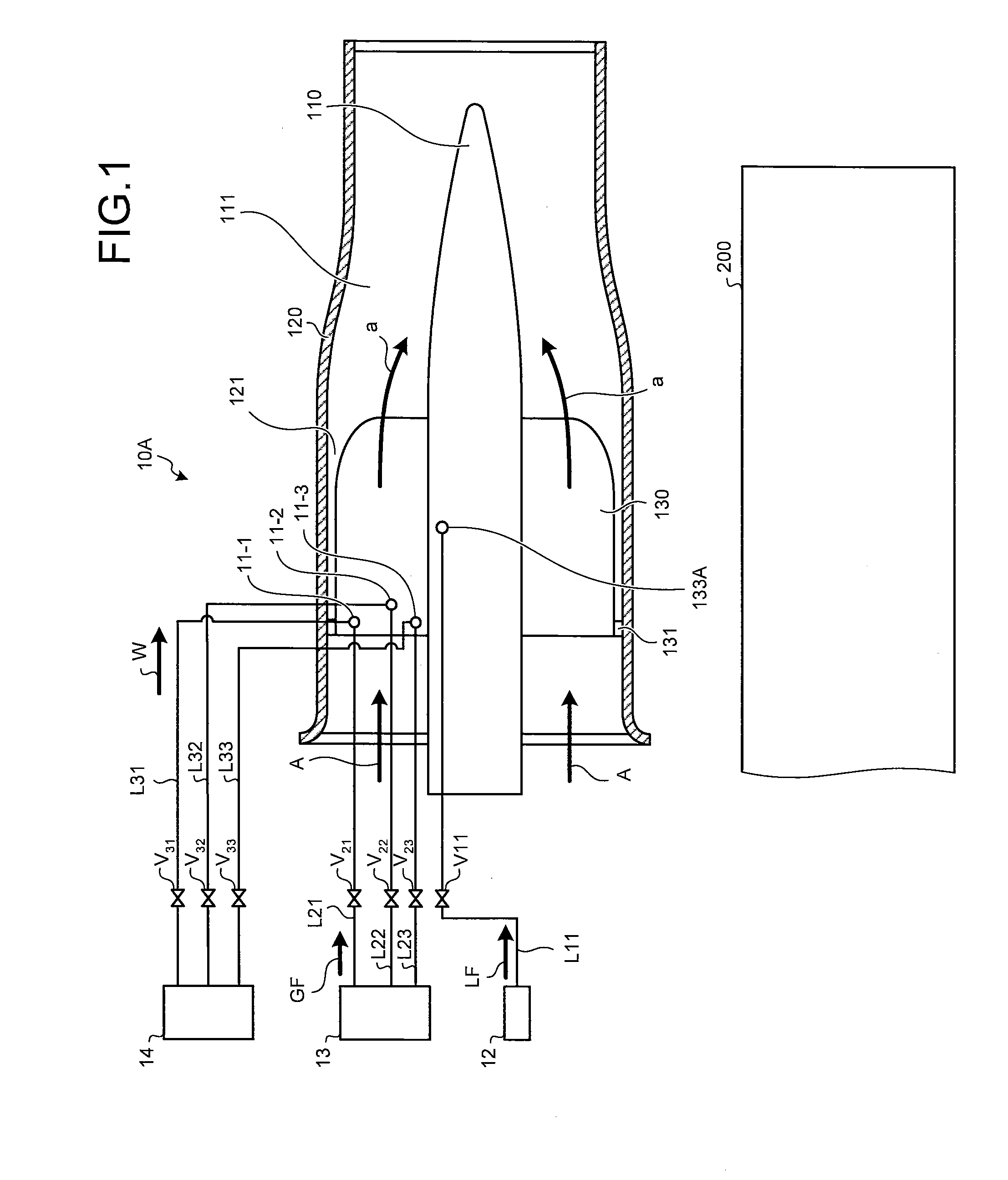 Combustion burner