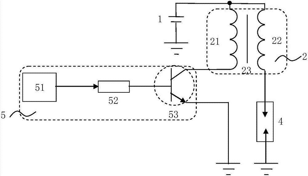 Fault diagnosis circuit and method of internal-drive electrically-controlled ignition system