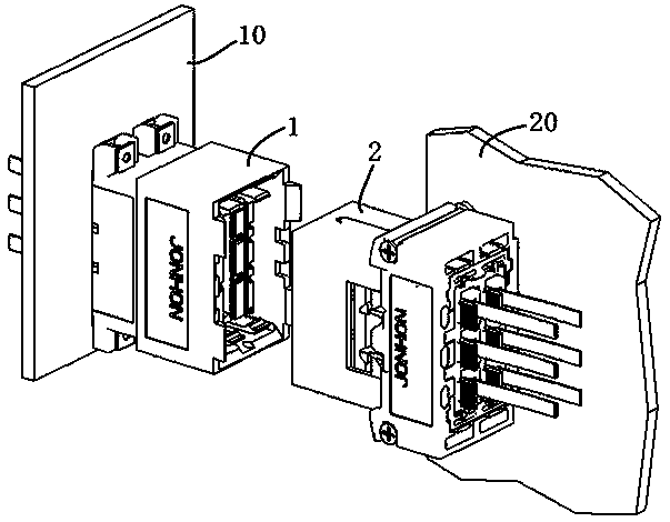 A plug housing assembly and a sub-board plug