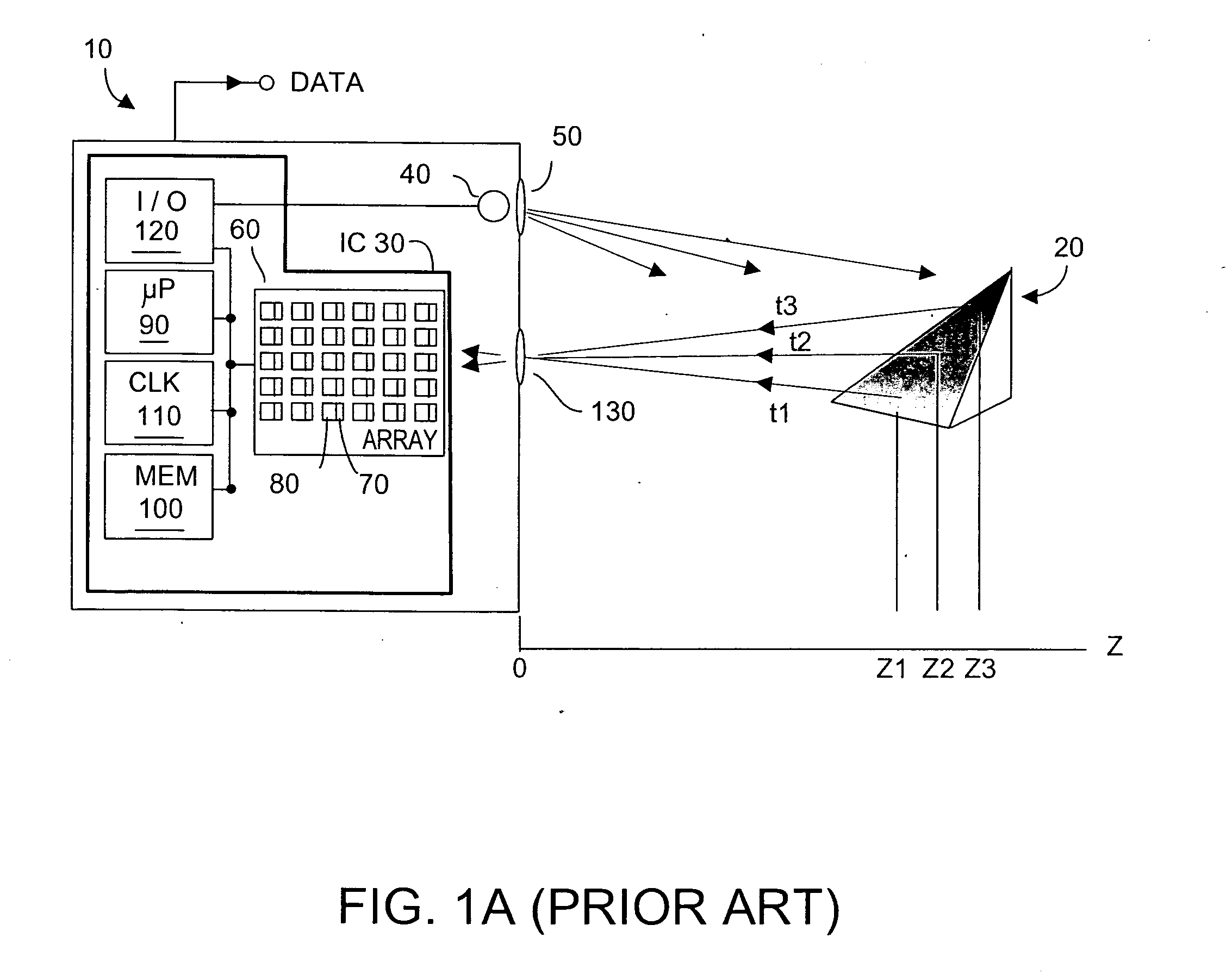 Method and system to enhance differential dynamic range and signal/noise in CMOS range finding systems using differential sensors