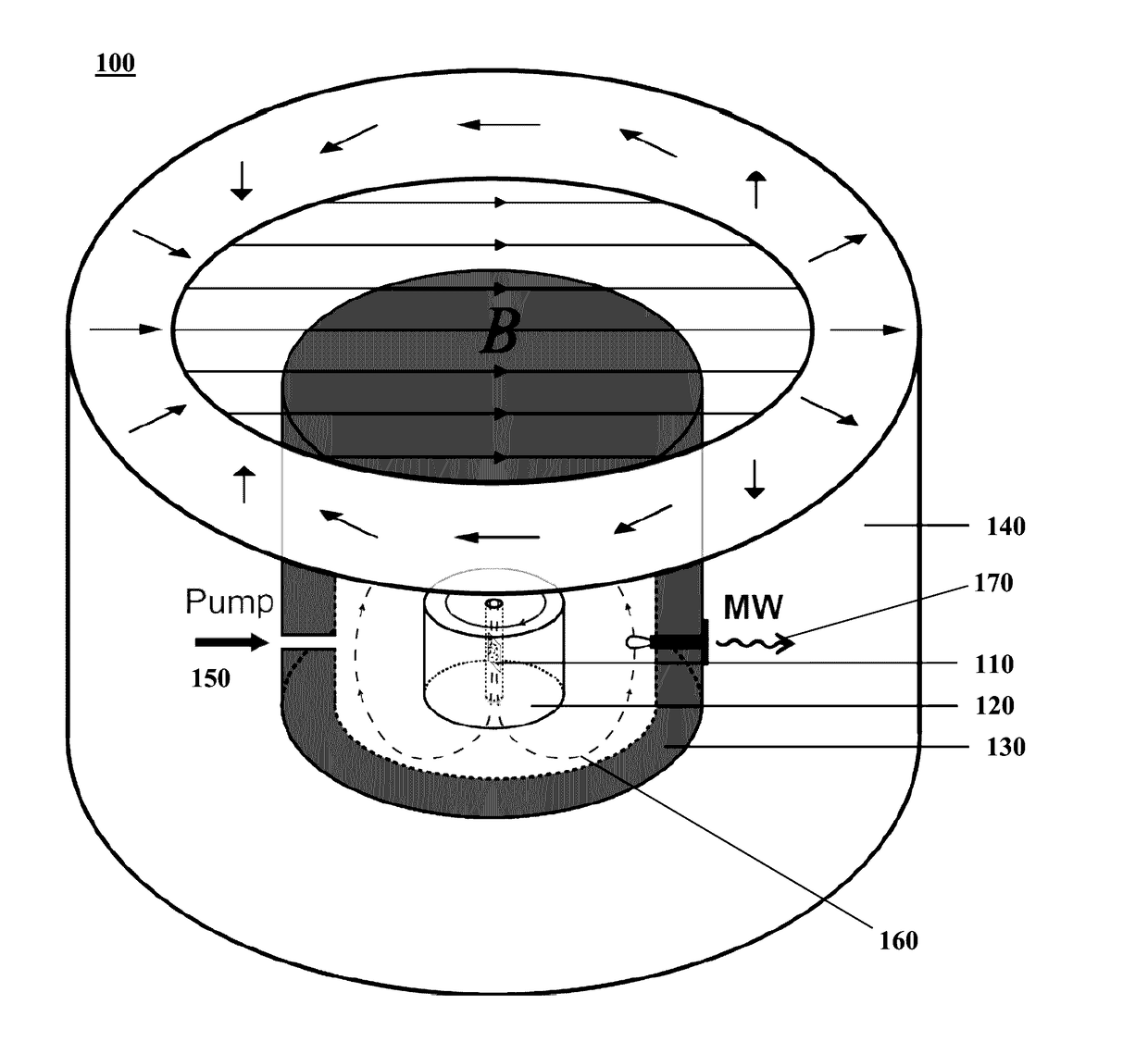 Diamond maser and microwave amplifier