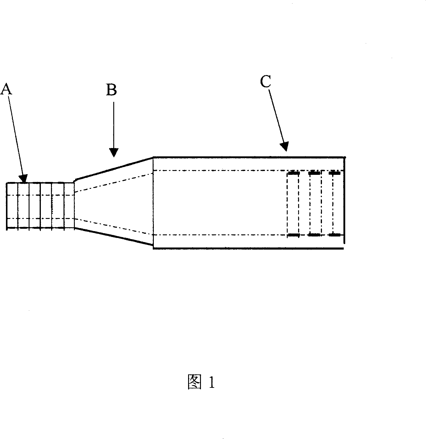 Petroleum annular tube reducer union and production process