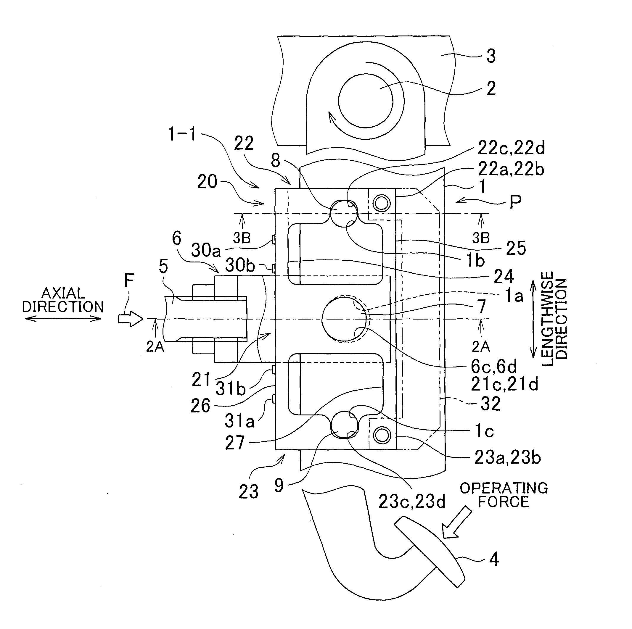 Operation amount detection apparatus