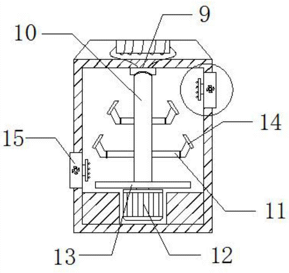 Drying device for shoe sole viscose