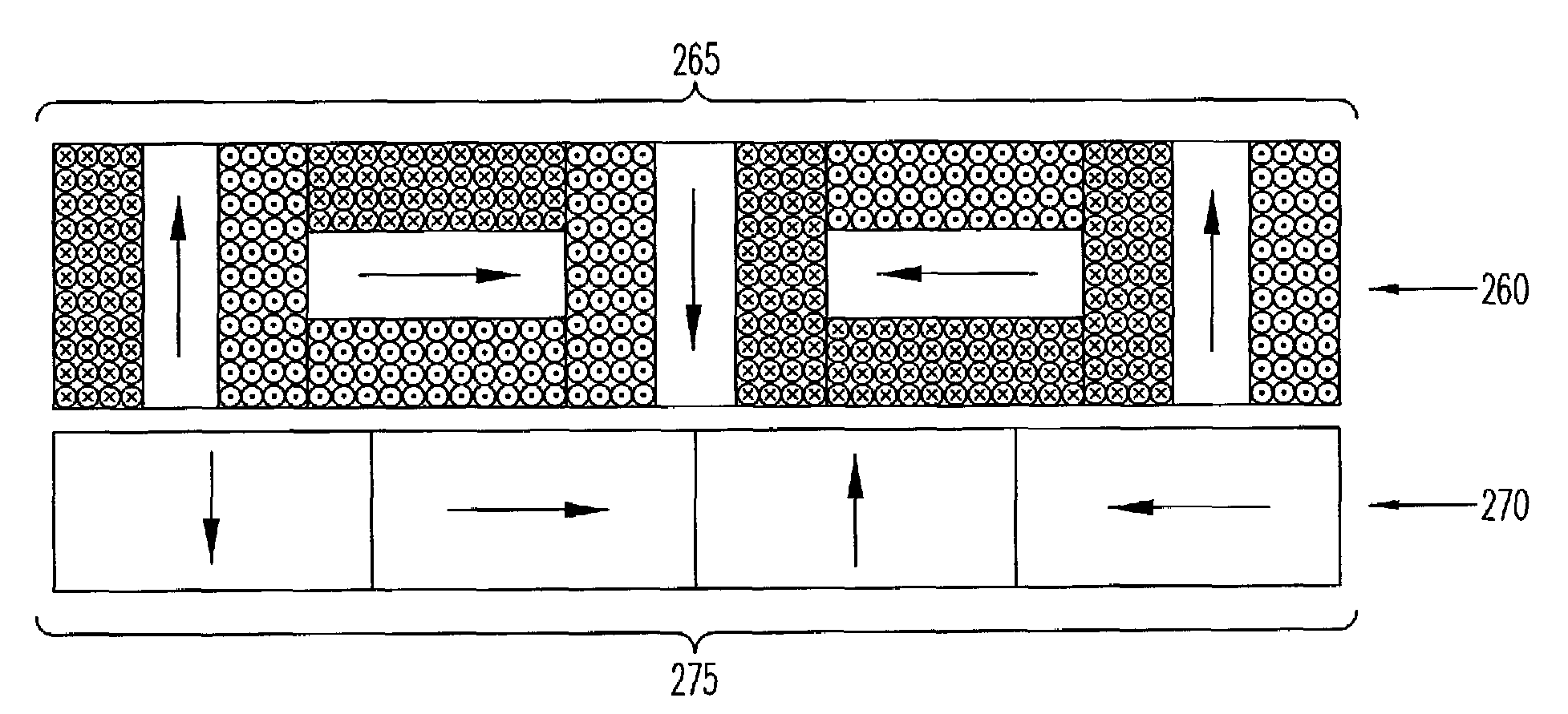 Electric motor with Halbach arrays