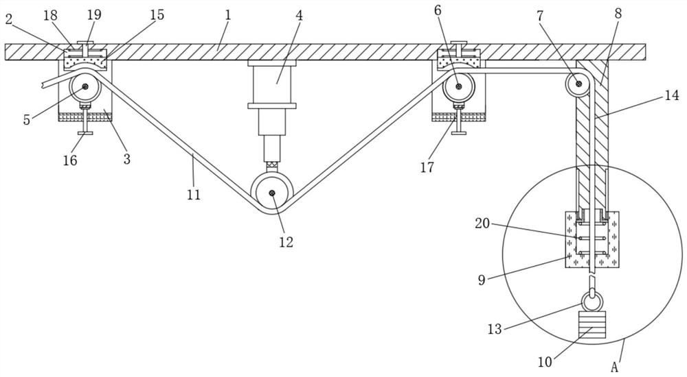 Cable erecting structure of angle steel tower and installation method of cable erecting structure