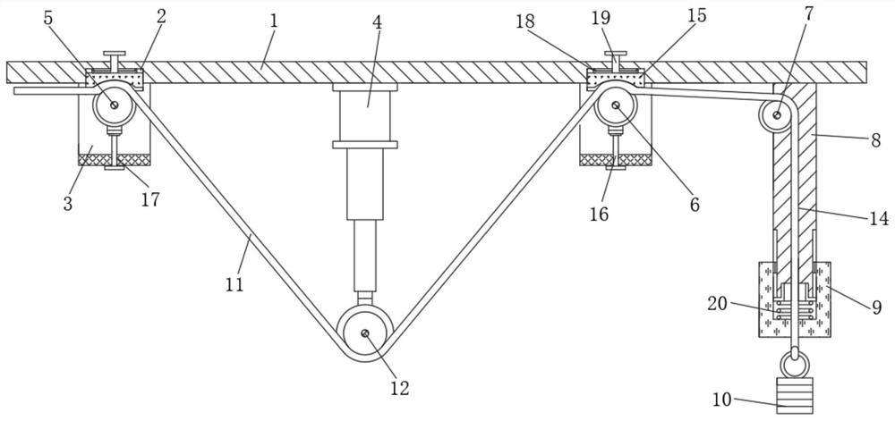 Cable erecting structure of angle steel tower and installation method of cable erecting structure