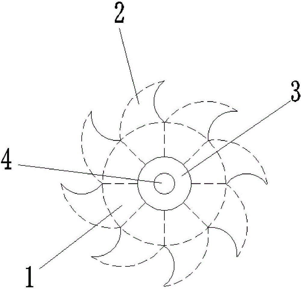 Novel rotary drum type hydraulic-biological algae-removing device