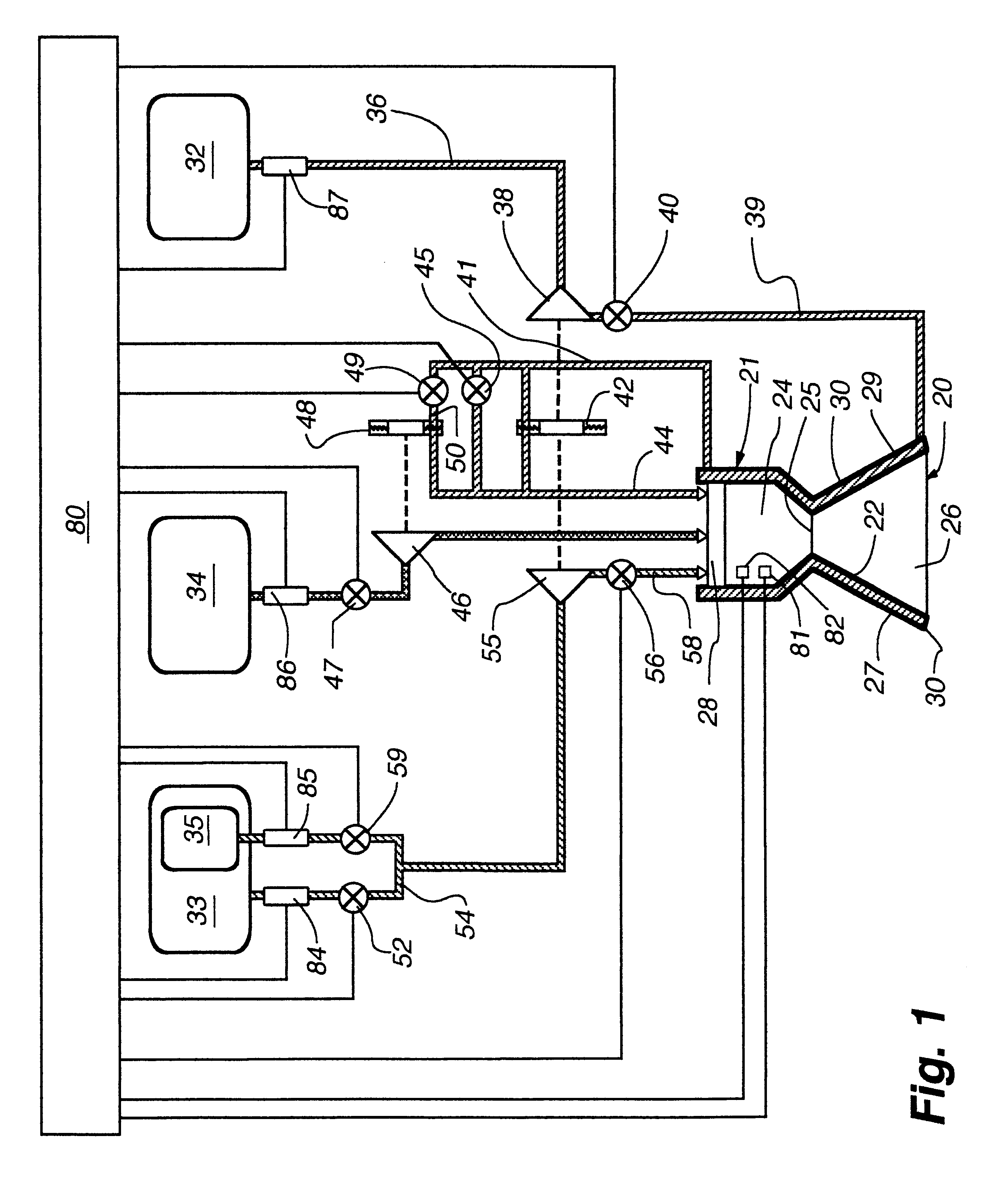 Multi-mode multi-propellant liquid rocket engine