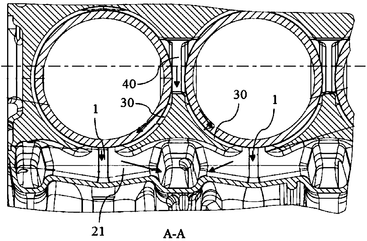 Gas taking structure of oil-gas separator and engine