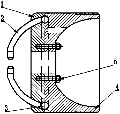 Cutting fluid atomizing spray head device for CMQL cutting