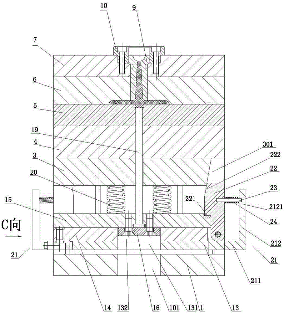 Capping plug injection mould and capping plug injection moulding method