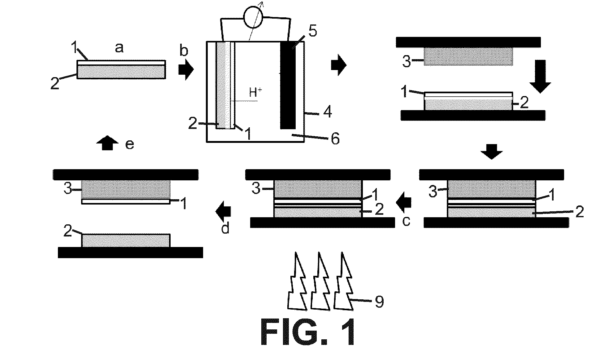 Method for transfering a graphene layer