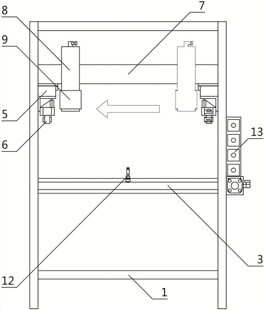 Oil spraying processing equipment for headphone cable