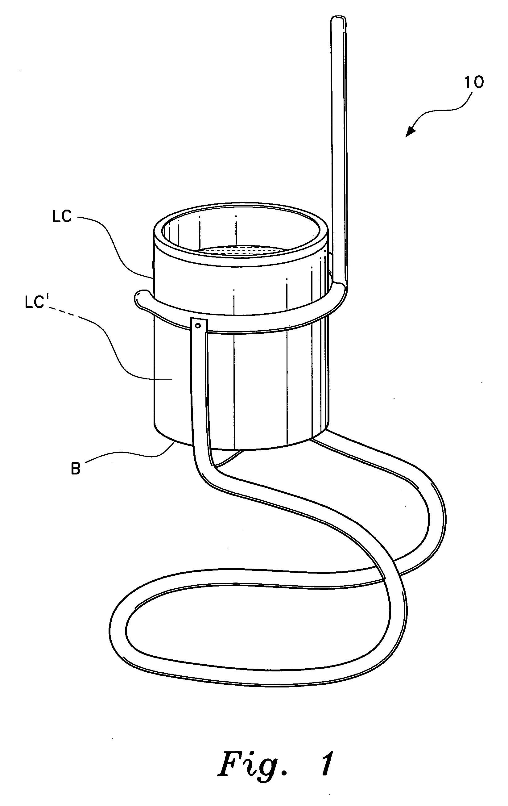 Tiltable pouring stand for a liquid container