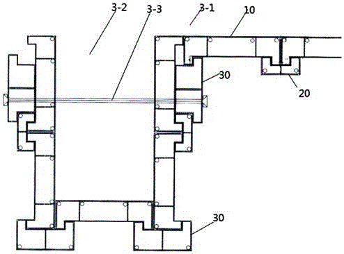 Aluminum alloy formwork for construction and its application method