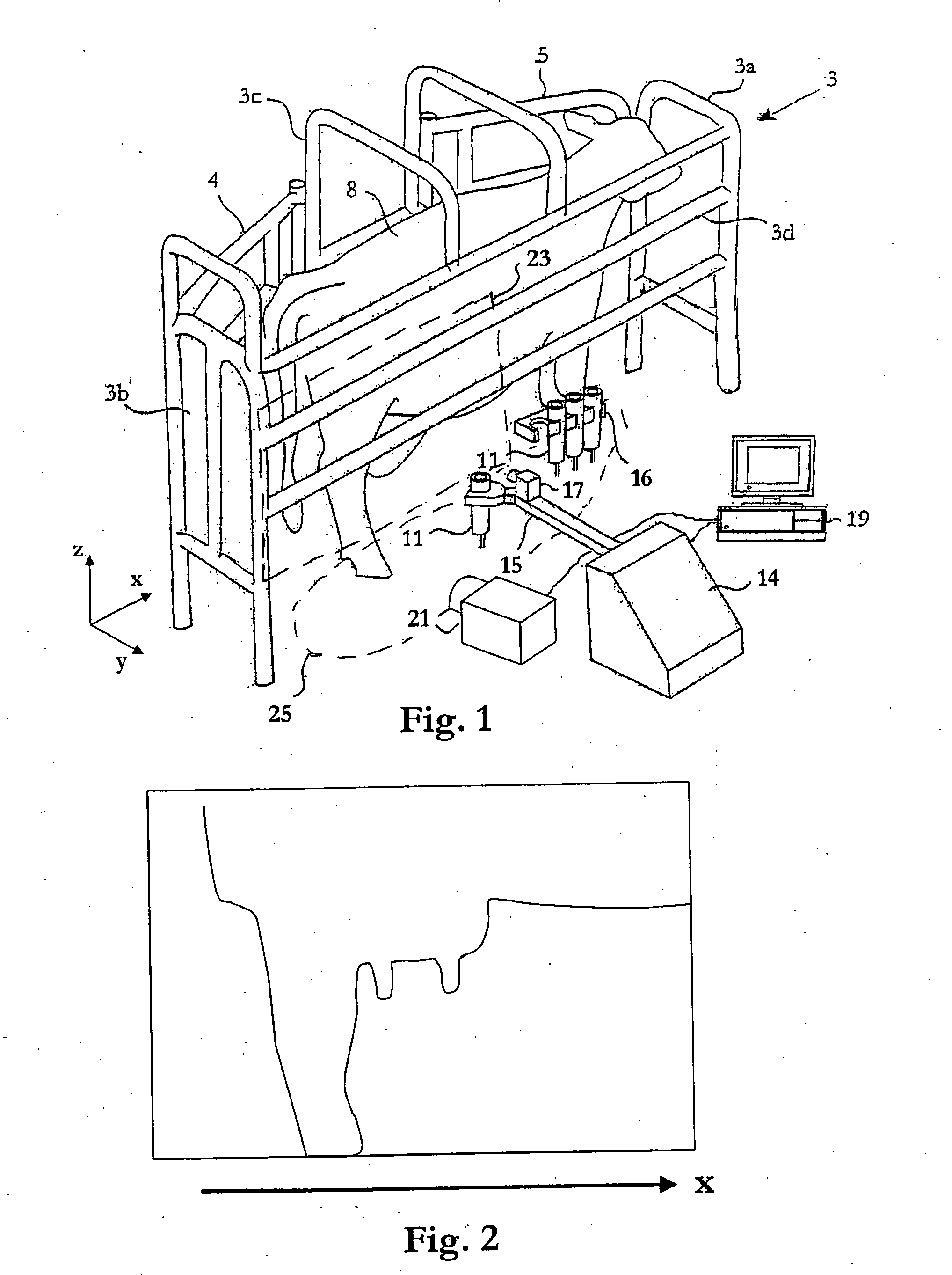 Arrangement and Method for Visual Detection in a Milking System