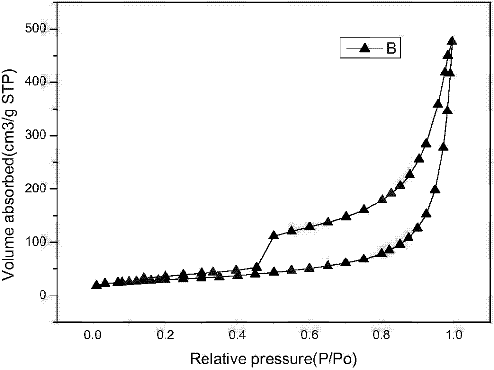 Preparation method of diatomite/magnesium ferrite composite material