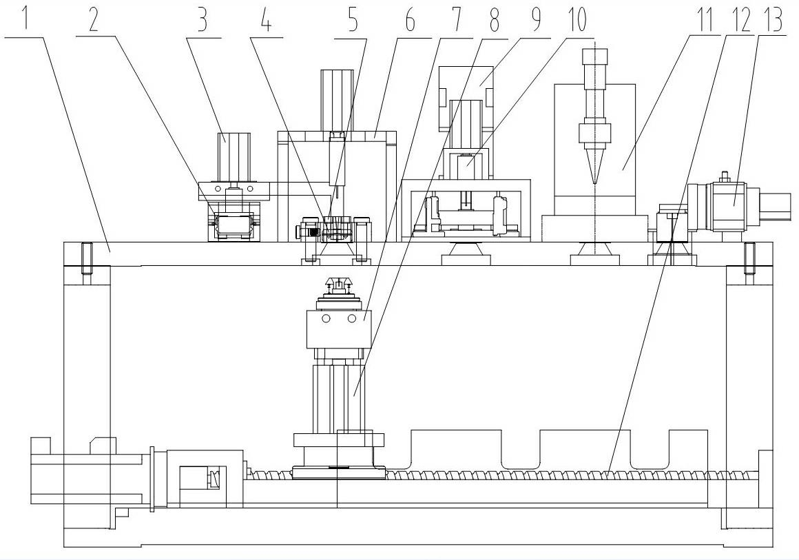 Automatic production equipment for medical radioactive seed source