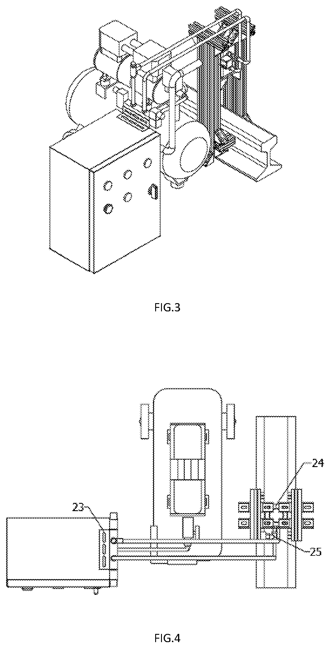 Portable pneumatic loading system for simulating operation of subway train