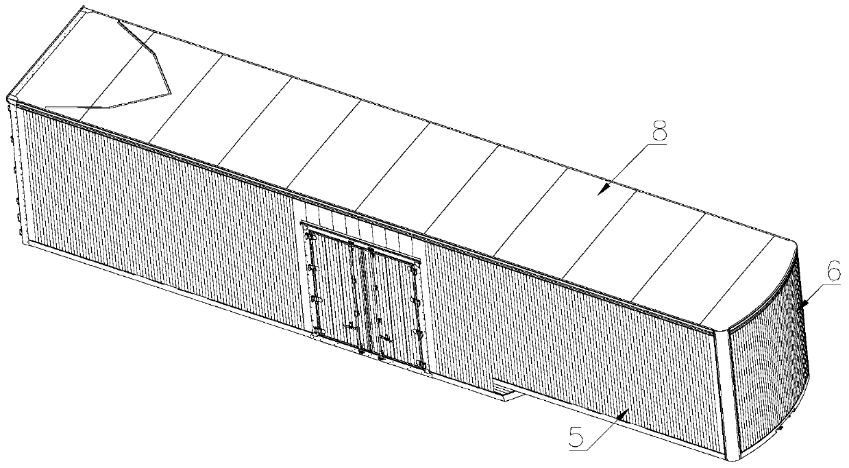 Light-weight aluminum alloy carriage