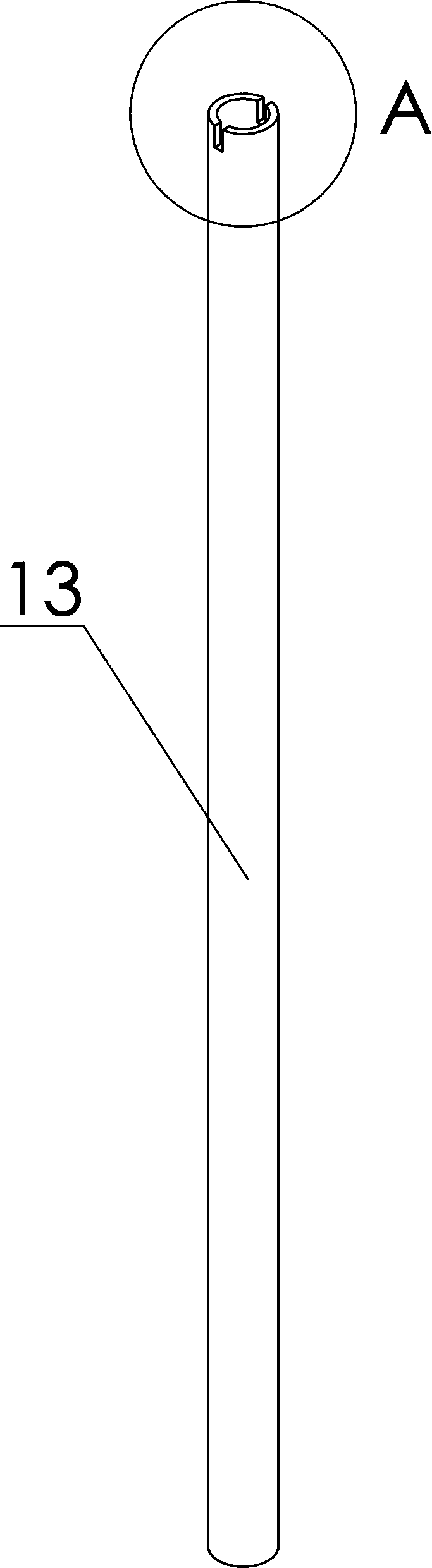 Direct lead wire grounding wire mounting and dismounting device