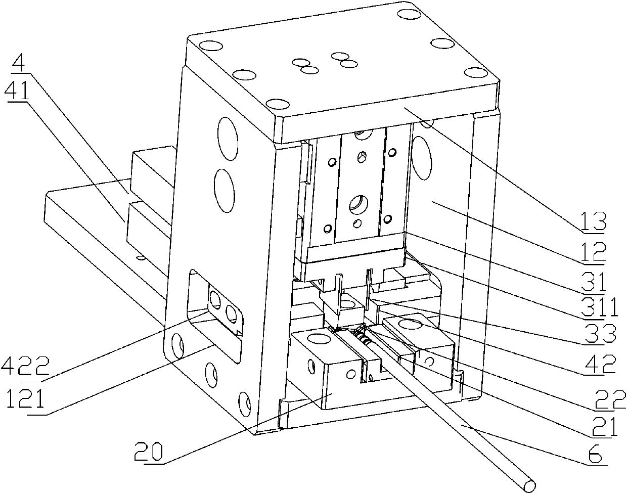 Cable Y-shaped joint shaping device