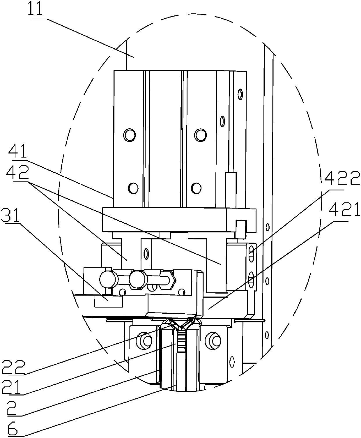 Cable Y-shaped joint shaping device