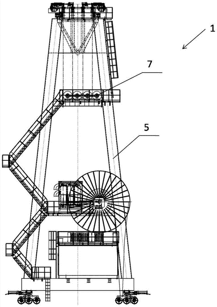 Differential Rail Container Crane