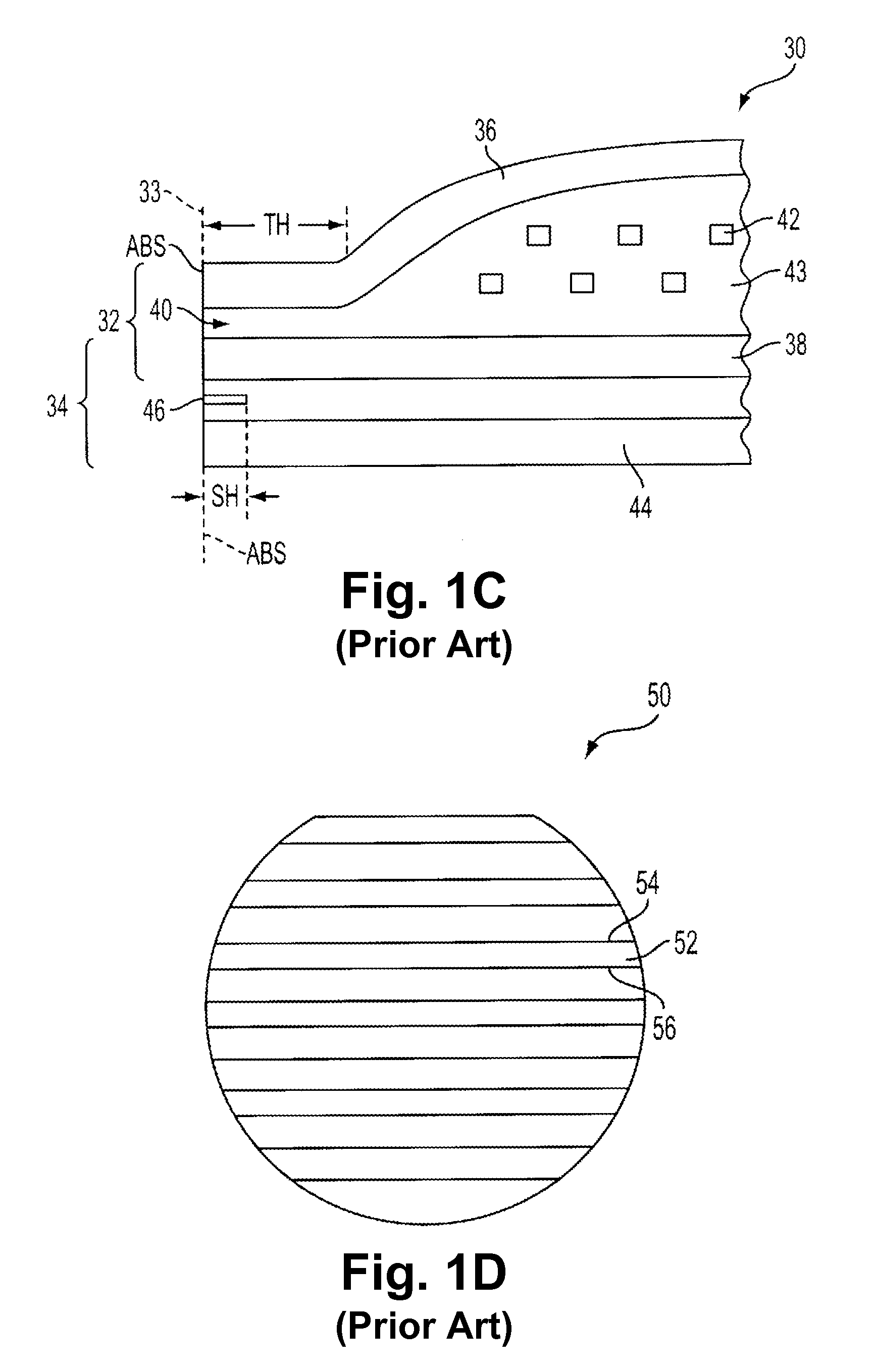 Four pad self-calibrating electronic lapping guide