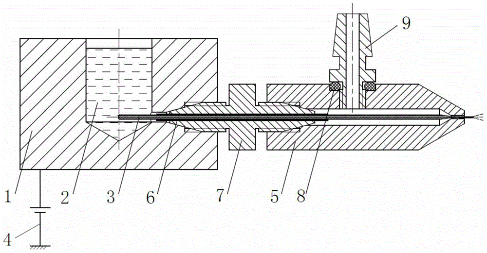 Portable electrospray ion source device and mass spectrometer